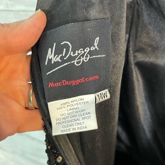 Mac Duggal Black Sequin Gown - Picture 11 of 15